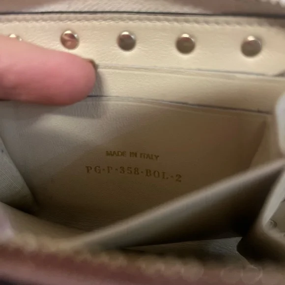 Valentino Garavani rock stud zip around wallet